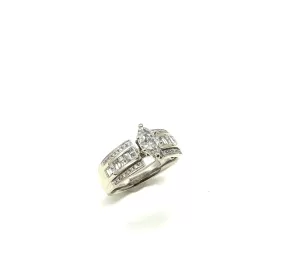 1.70 Ctw Marquise Diamond Wedding Ring