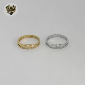 (4-0087) Stainless Steel - Thin Band Ring.