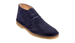 Barker Monty Desert Boot - Navy Suede