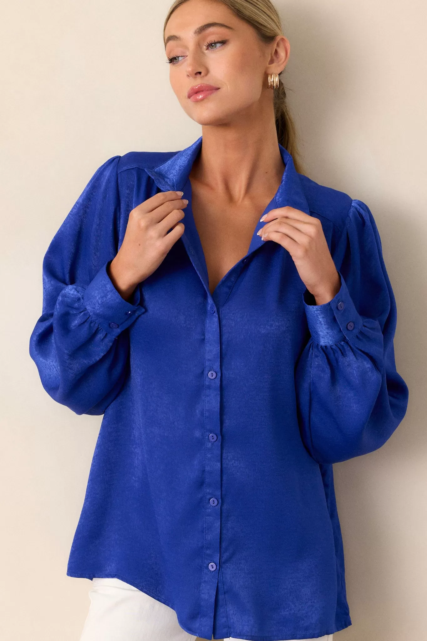 Fine Example Royal Blue Top