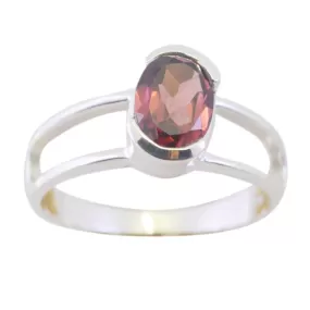 Pulchritudinous Gemstones Garnet Solid Silver Rings Beautiful Jewelry